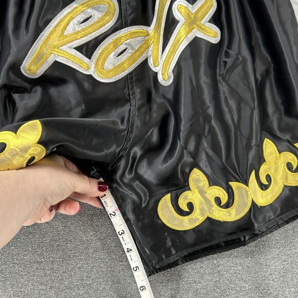 NEW RDX Beyond Fighting MMA Boxing Shorts XXXL Black Gold White Kickboxing - Picture 9 of 16